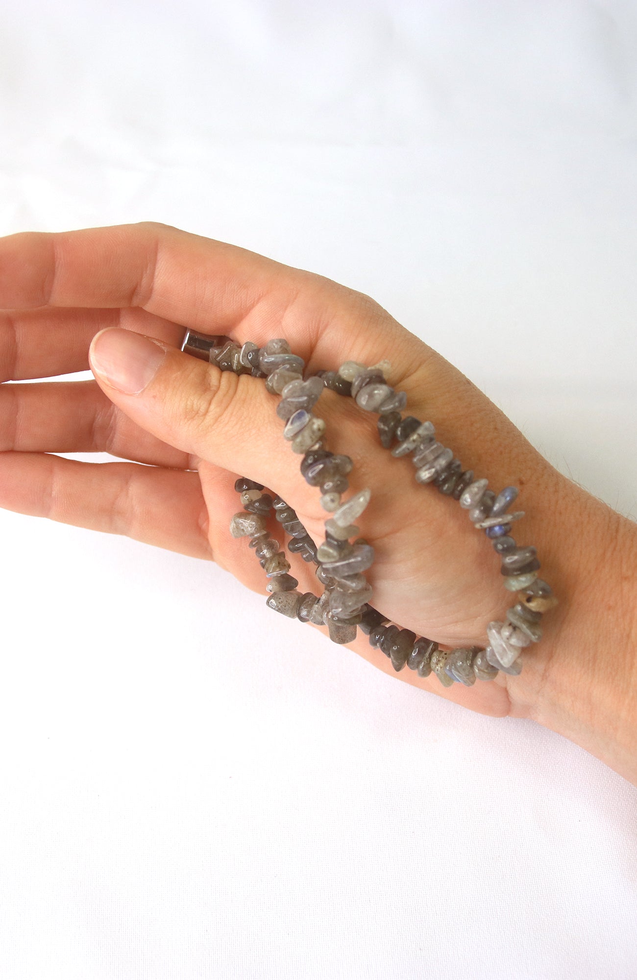 Labradorite Chip Bracelet